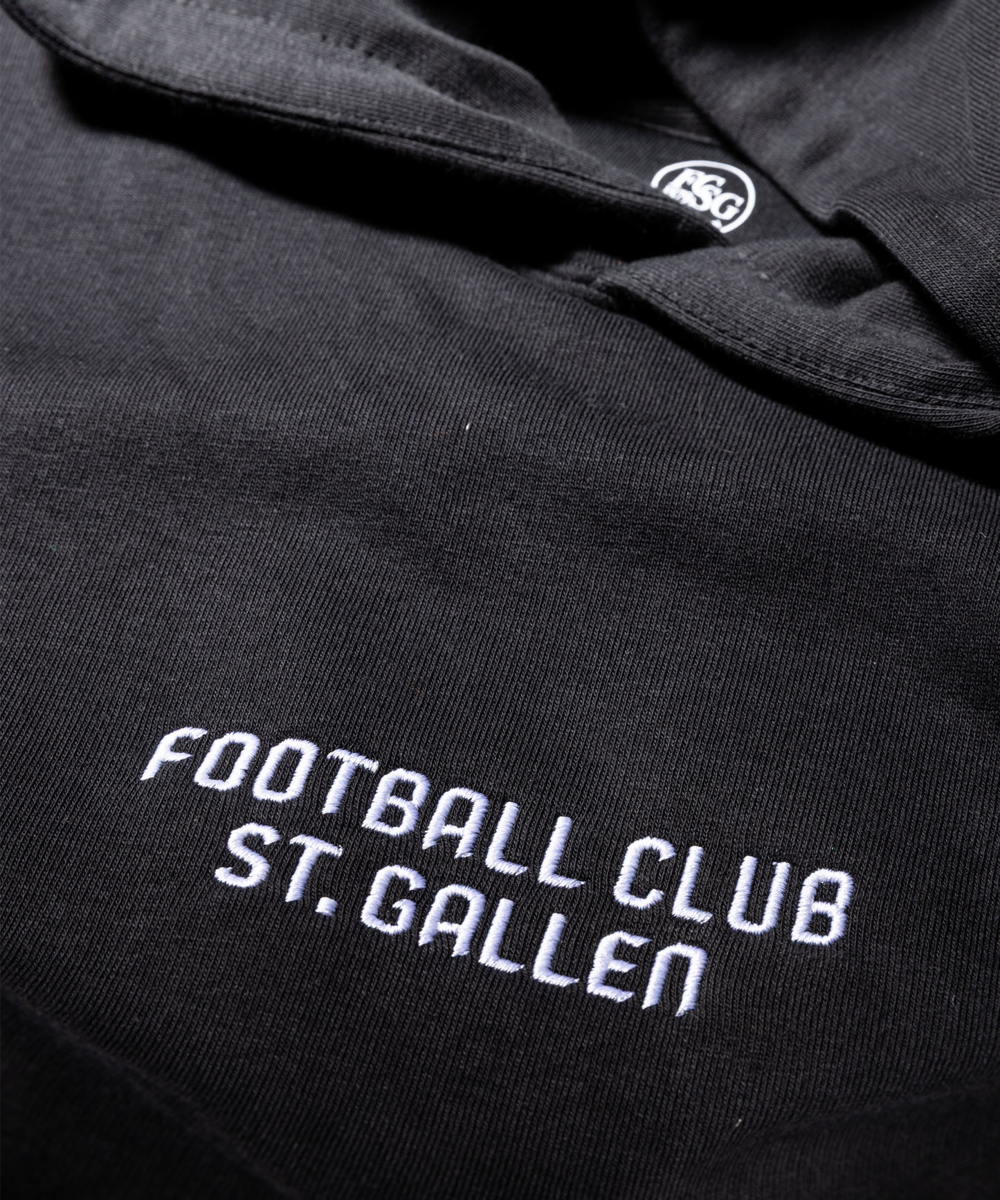 Football Club Hoodie schwarz