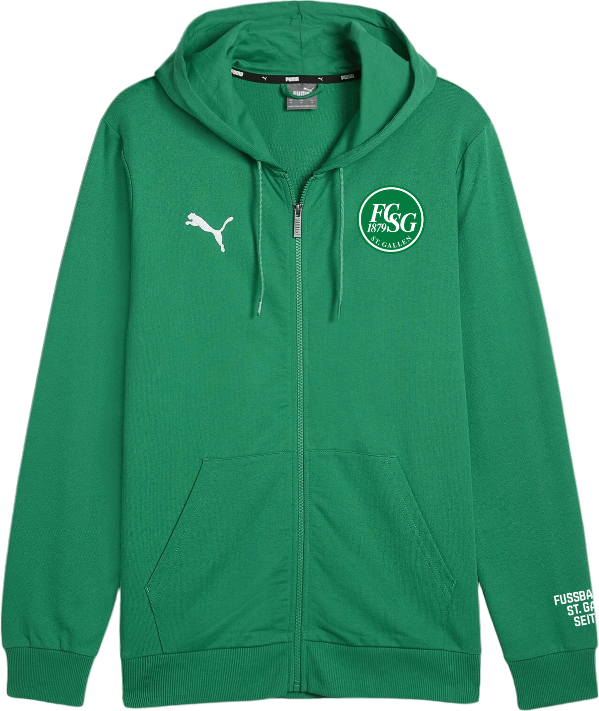 puma-hoodie-grün-kinder-25/26-pullover