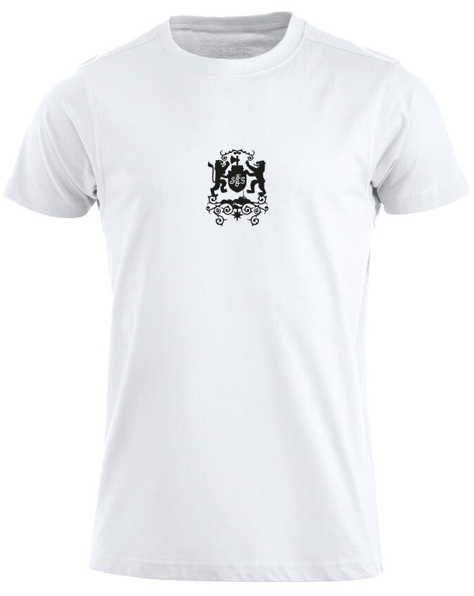 Regionshirt Brust-Emblem schwarz, weiss, S