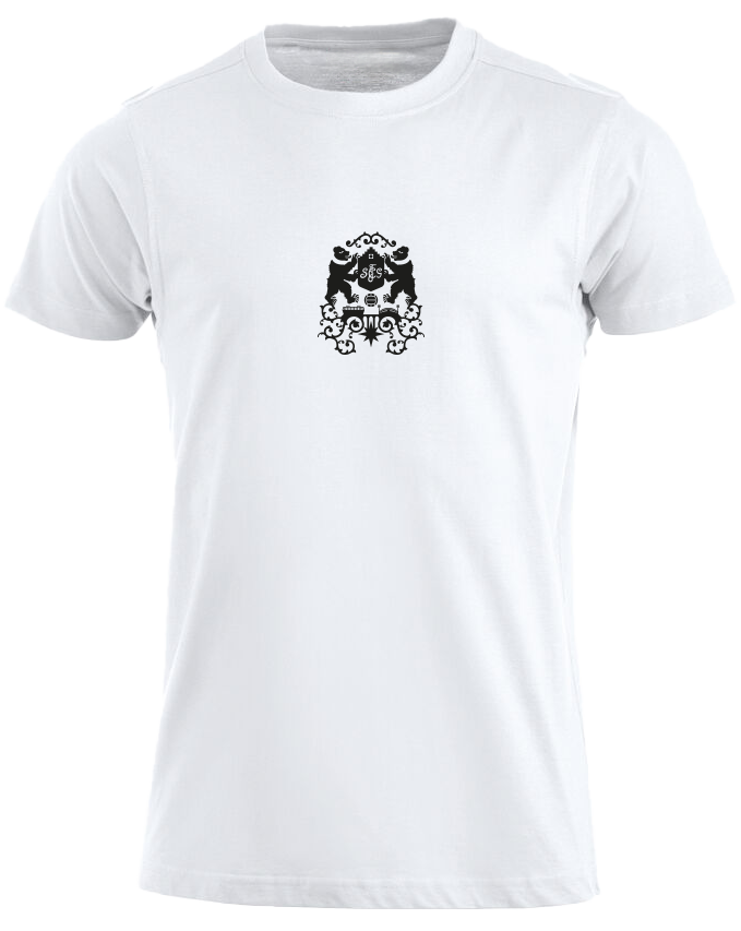 Stadtshirt Brust-Emblem schwarz, weiss, S