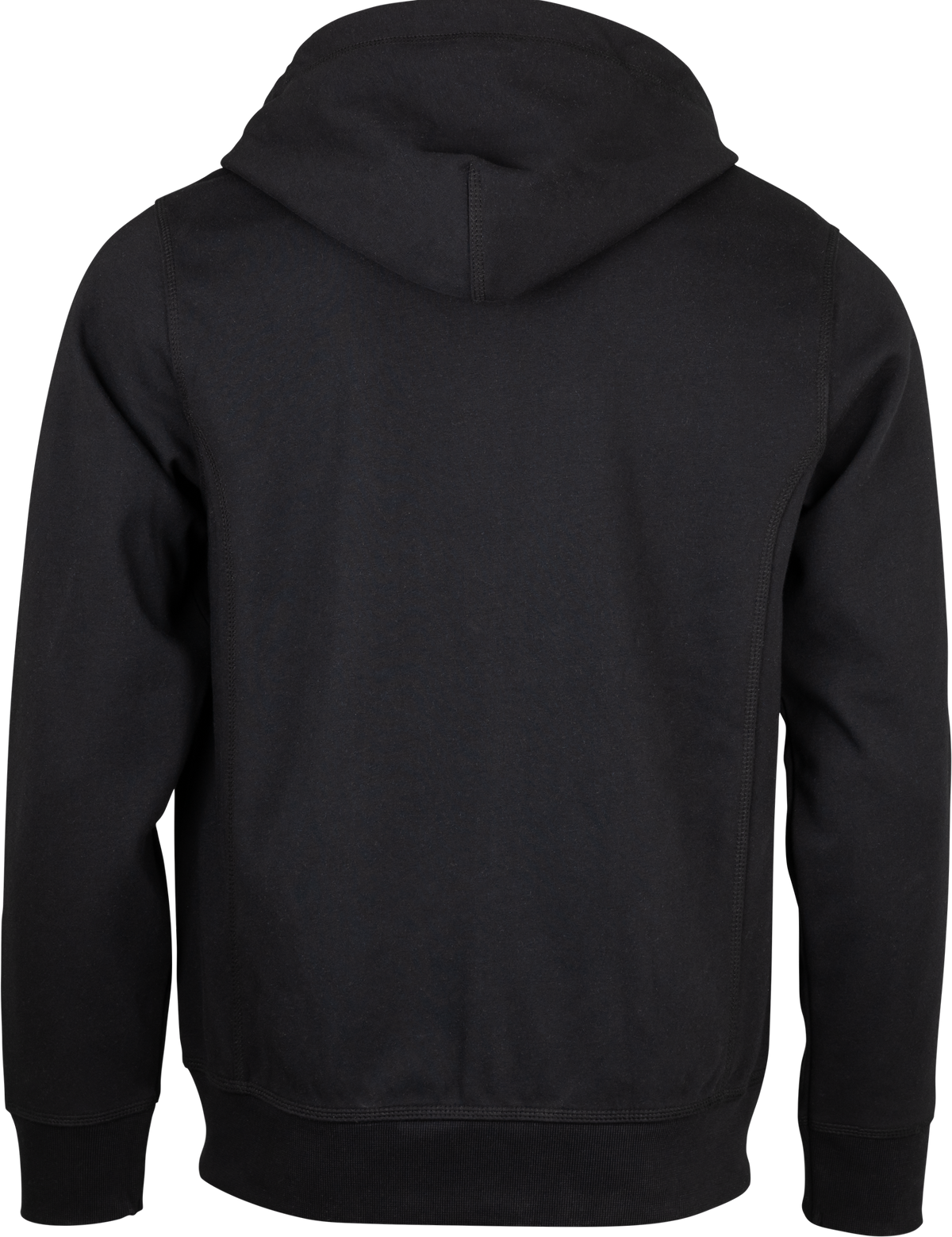 Fleece-Hoodie schwarz